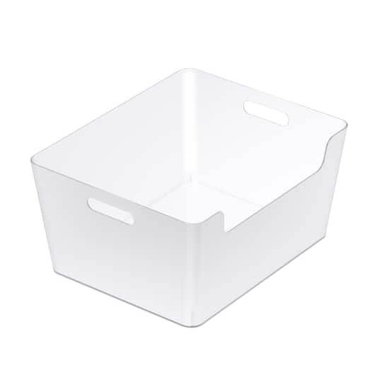 Extra Large Clear Open Storage Bin by Simply Tidy®